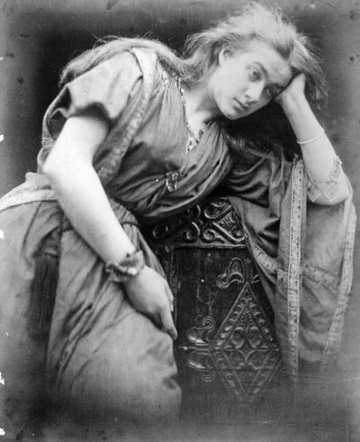 アルフレッド、テニーソン卿による詩「マリアナ」のイラスト、1875年（アルブメンプリント） 作： Julia Margaret Cameron